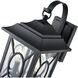 Allbert 2 Light 16.28 inch Powder Coated Black Outdoor Wall Sconce
